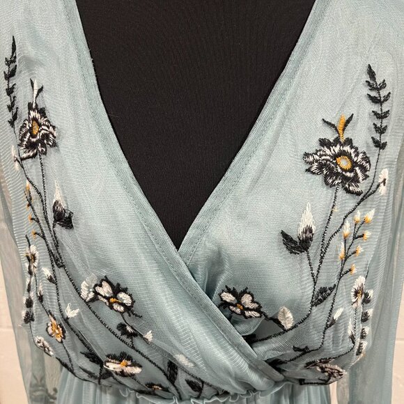 Xhilaration Small Blue Sweater Dress – Cozy Everyday Wear - Picture 5 of 8